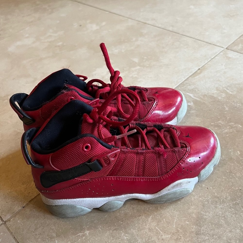 Nike Jordan shoes 1youth basketball red/back